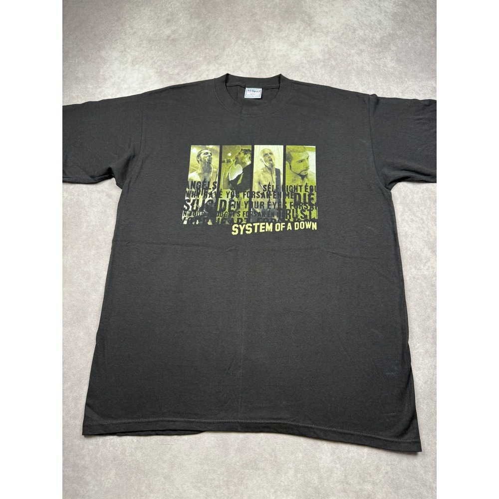 VTG System of a Down Chop Suey T-Shirt All Sport Heavyweight Men XL/48 Y2K Band